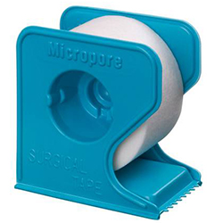 Sparadraps Micropore™ avec dévidoirs bleu