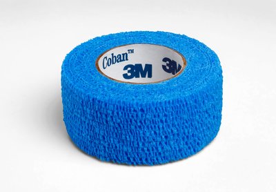 Bande cohésive 3M™ Coban™ bleue