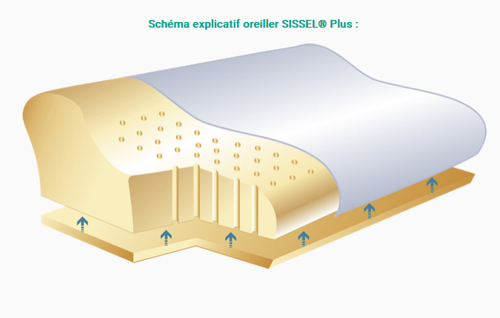 Oreiller anatomique SISSEL® Plus