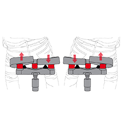 Siège  KONCEPT - ASSISE HAUTE PATINS