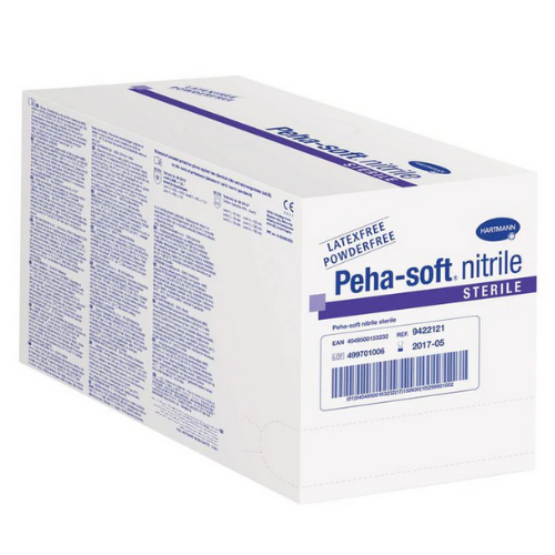 Gants d'examen nitrile non poudrés stériles