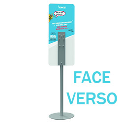 Totem polyvalent distributeur de gel - ANIOS