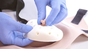 Torse d'apprentissage de l'examen du sein