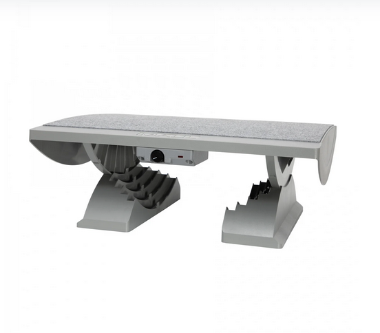 Repose pieds chauffant