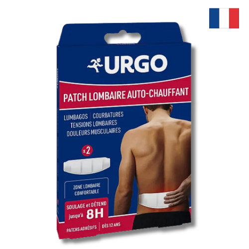 Patch auto-chauffant lombaire