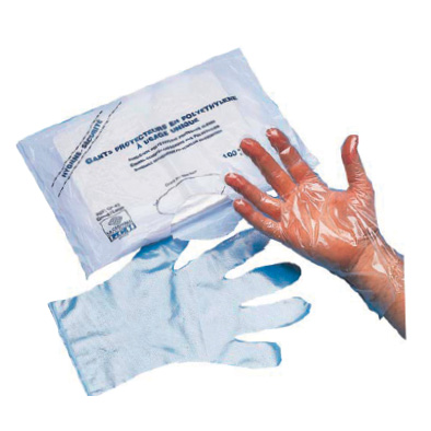 Gants de soins polyéthylène