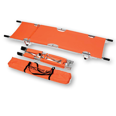 Brancard aluminium pliable en 4