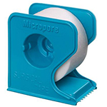 Sparadraps Micropore™ avec dévidoirs bleu