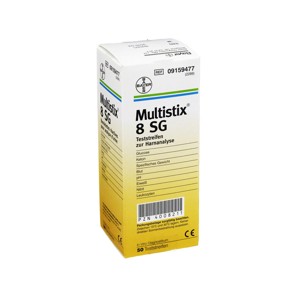 Bandelette urinaire test 10 paramètres Multistix SIEMENS - Boîte