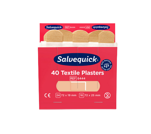 Pansements adhésifs Salvequick textiles CEDERROTH