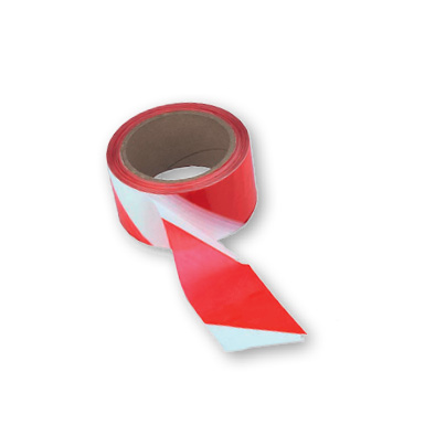Ruban de signalisation rouge/blanc