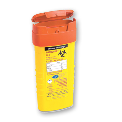 Collecteur d'aiguilles Sharpsguard 0.6 L