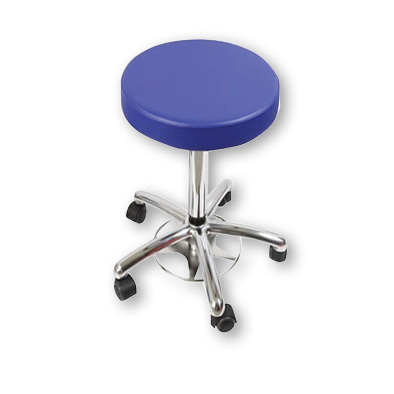 Tabouret à roulettes commande au pied