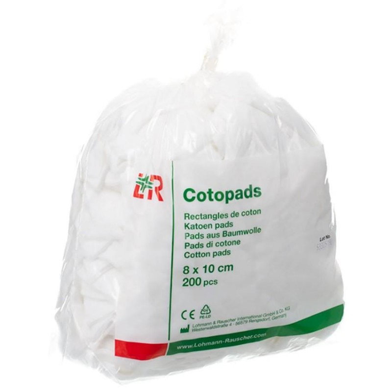 Carrés de coton 8 x 10 cm