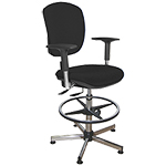 Chaise ASYNCHRONE HAUTE SUR PATINS