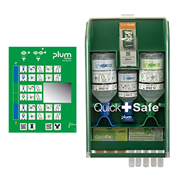 Station murale QUICKSAFE industrie chimique PLUM