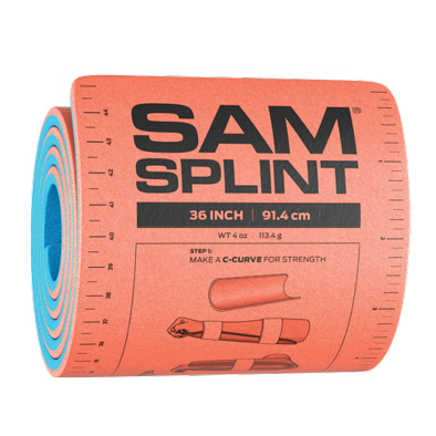 Attelle d'immobilisation modelable SAM SPLINT doigt