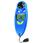 Anemomètre thermomètre étanche