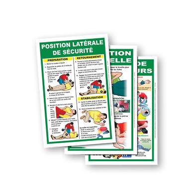 Lot de 24 affiches PSC1