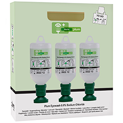 Lave-œil solution saline 3X500 ml PLUM