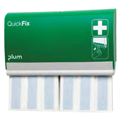 Distributeur Quickfix pansements bleus détectables longs