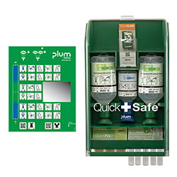 Station murale QUICKSAFE basic PLUM