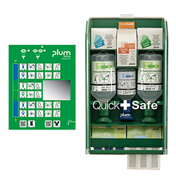 Station murale QUICKSAFE agro-alimentaire PLUM