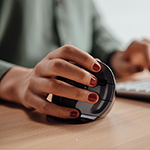 Souris verticale EVOLUENT D sans fil droitier