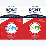 Kit lingette pré-nettoyage cutané Duo RONT