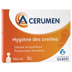 Produit auriculaire unidose A-CERUMEN