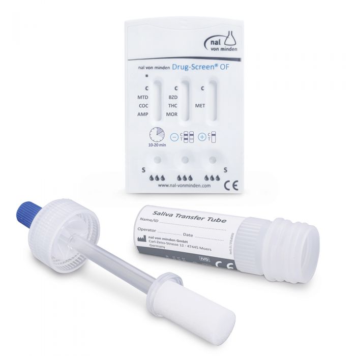 Test drogues SALIVA Drug-screen® 7 paramètres