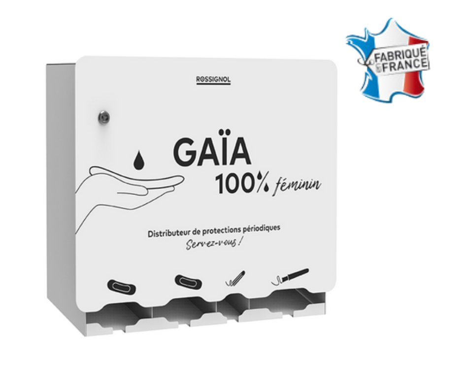 Distributeur de protections périodiques 4 compartiments