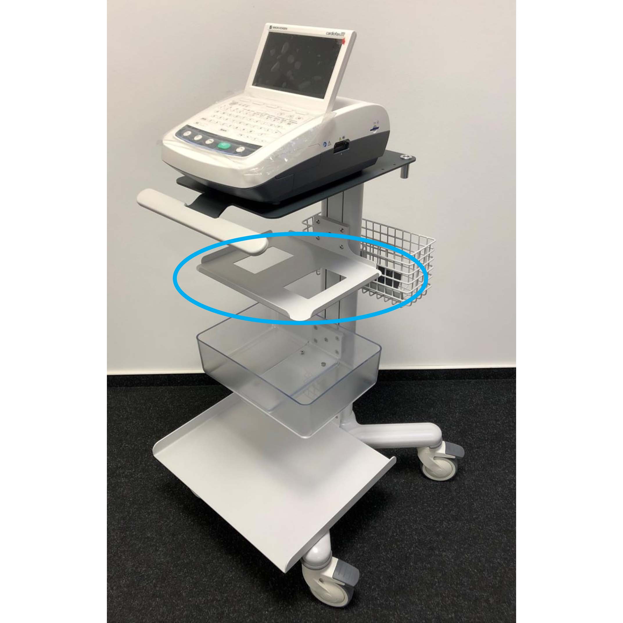 Etagère papier - Chariot ECG CARDIOFAX