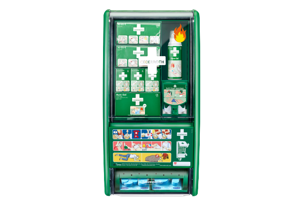 Station 1er secours/brûlures CEDERROTH