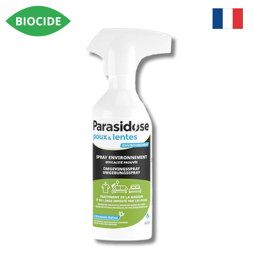 Spray environnement Parasidose poux et punaises de lit