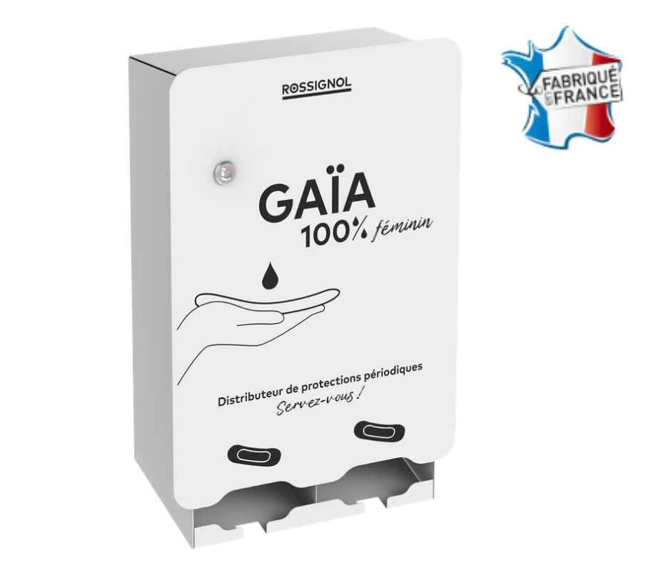 Distributeur de protections périodiques 2 compartiments