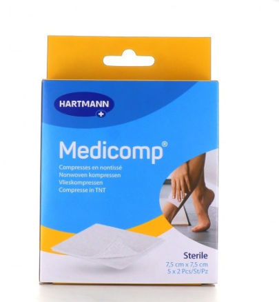 Compresses non tissées stériles MEDICOMP