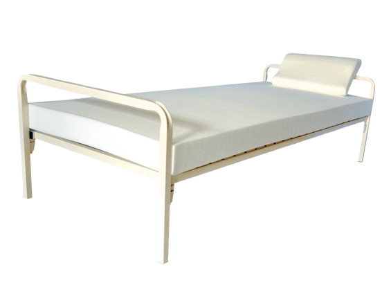 Lit d'infirmerie à hauteur fixe