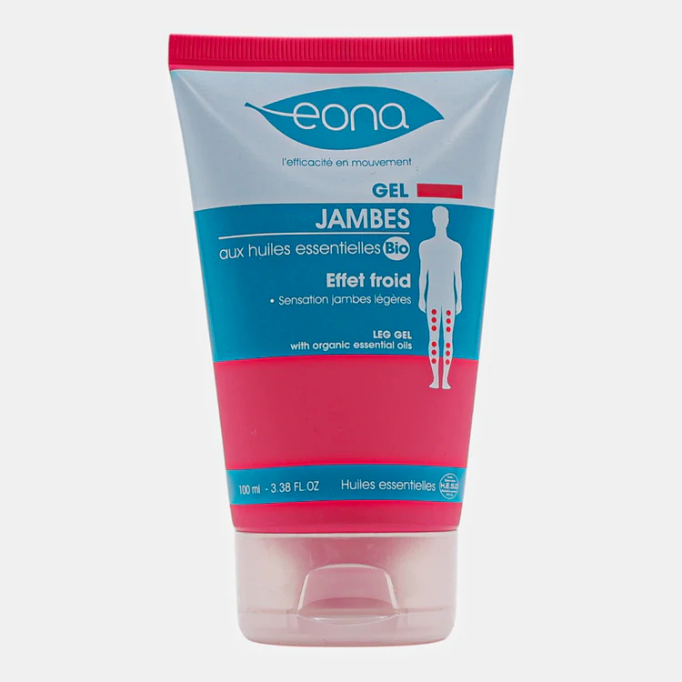 Gel effet froid aux huiles essentielles - jambes