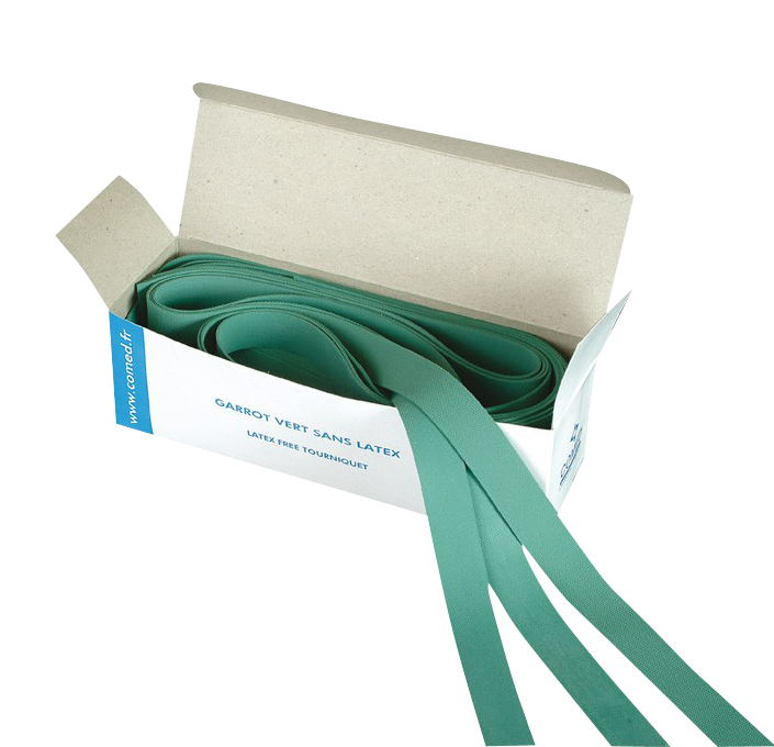 Garrot plat et plein sans latex