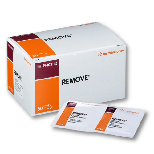 Lingettes imprégnées dissolvant adhésif