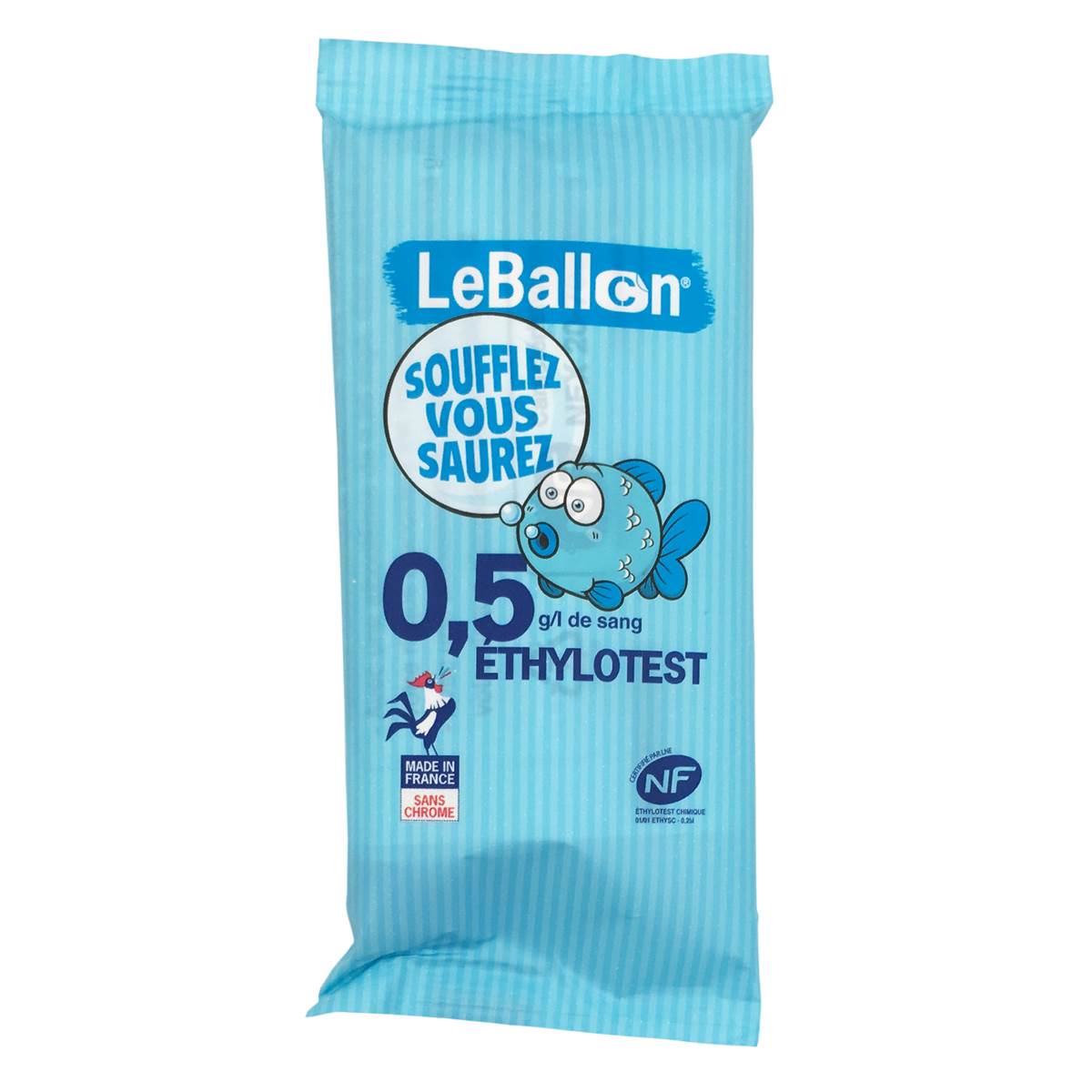 Ethylotest à usage unique ballon® 0,5 g