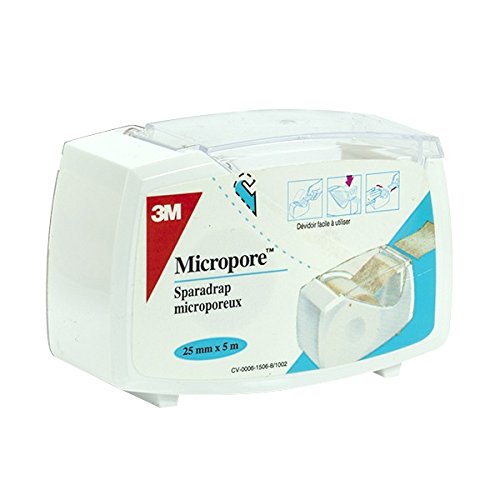 Sparadrap Micropore™ avec dévidoir blanc