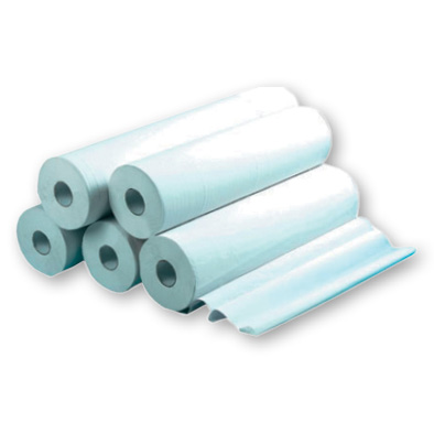 Draps d'examen ouate blanc - 50 x 40 cm